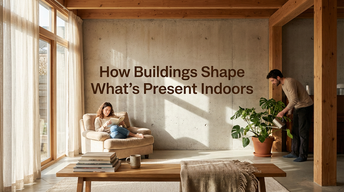 How Buildings Shape What’s Present Indoors